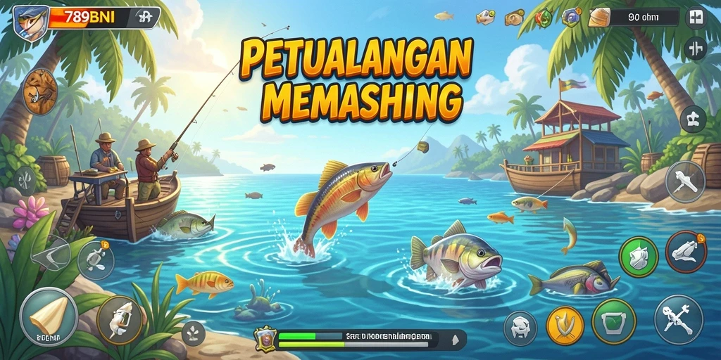 Gameplay seru 789BNI menampilkan aksi menangkap ikan yang mengasyikkan.