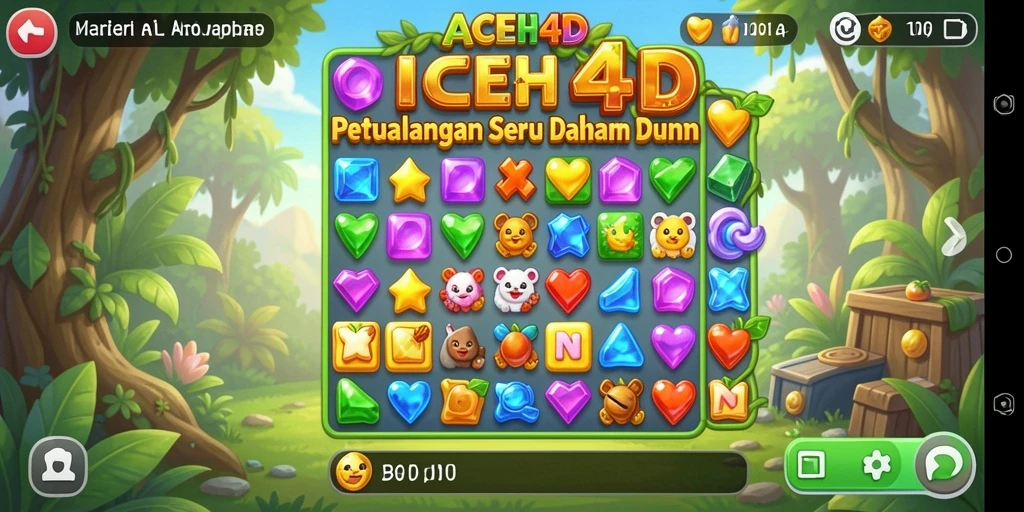 Screenshot utama ACEH4D menampilkan gameplay seru dengan warna-warna cerah.