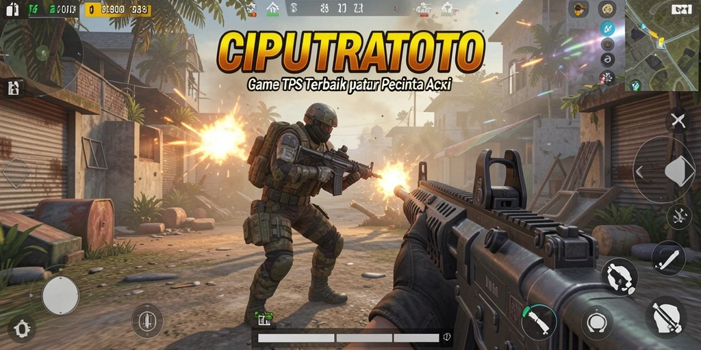 Tangkapan layar gameplay CIPUTRATOTO menampilkan aksi tembak-menembak yang mendebarkan.