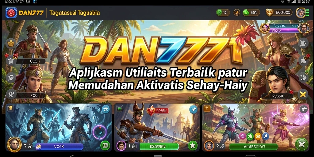Screenshot utama menunjukkan antarmuka pengguna yang rapi dan fitur-fitur aplikasi Utility.
