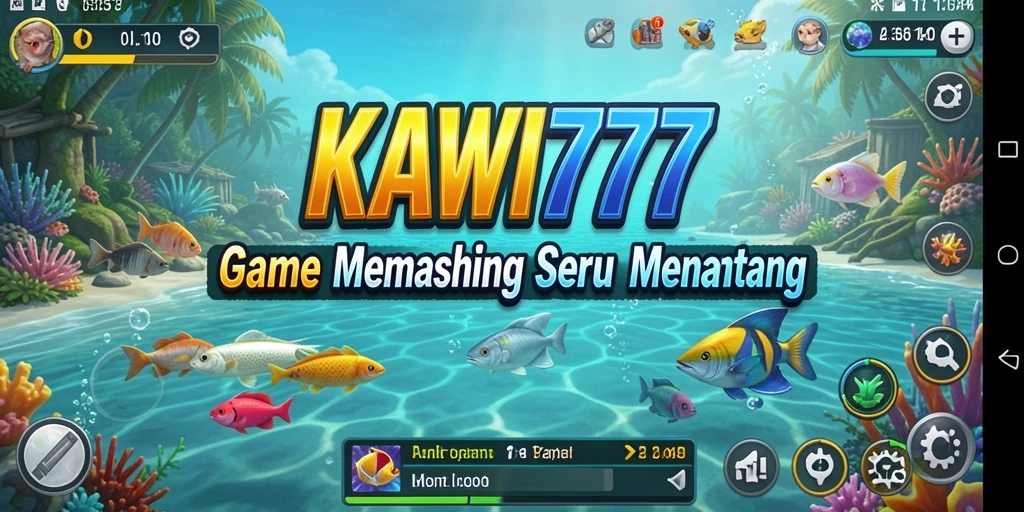 Tangkapan ikan yang besar dalam gameplay KAWI777.