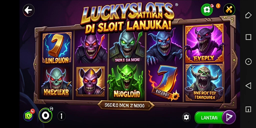 Tampilan mengejutkan saat bermain LUCKYSLOTS dengan elemen horor yang mendalam.