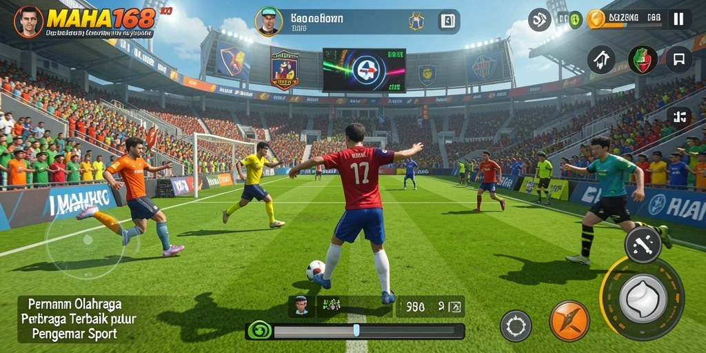 Tampilan gameplay MAHA168 yang menegangkan dan penuh aksi.
