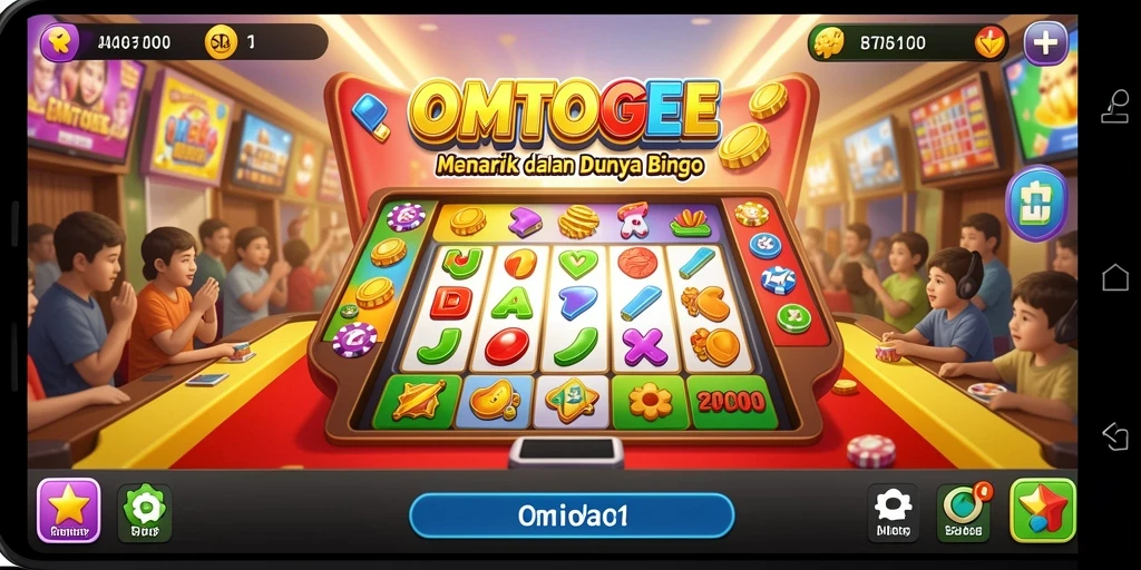Tampilan menarik dari gameplay Bingo OMTOGEL yang menyenangkan.