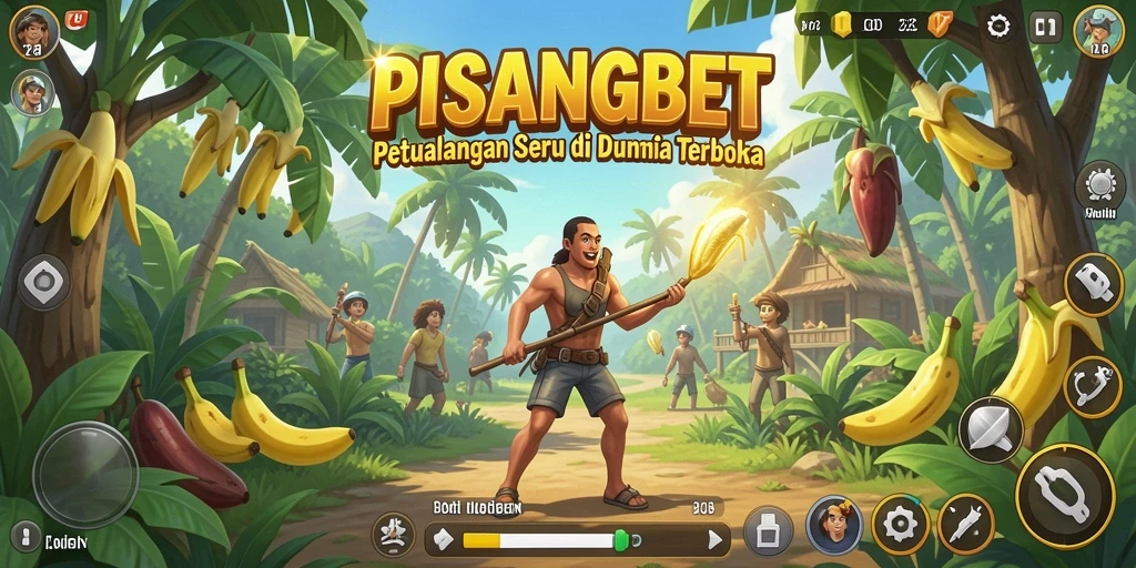 Gameplay PISANGBET menunjukkan kebebasan menjelajahi dunia terbuka.