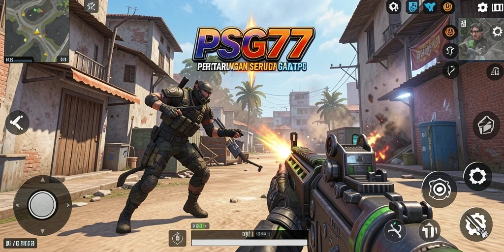 Screenshot gameplay TPS yang menegangkan di PSG77.