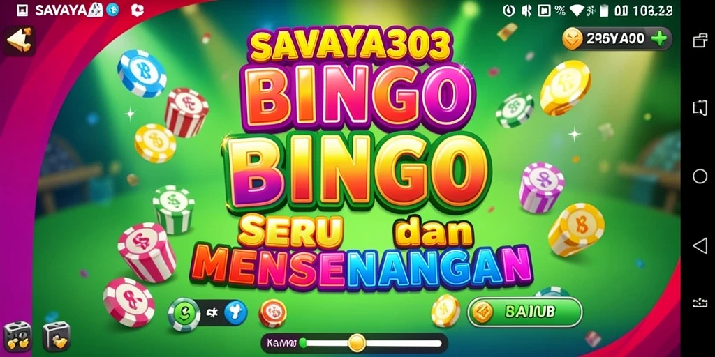 Tampilan gameplay menyenangkan dari SAVAYA303 dengan elemen Bingo.