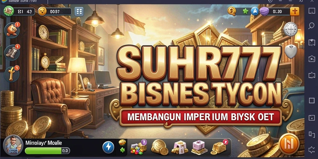 Tampilan gameplay SUHU777 yang menunjukkan strategi bisnis yang dinamis.