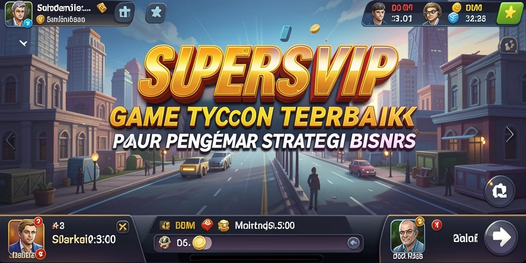 Tampilan menarik dari gameplay SUPERSVIP yang penuh strategi Tycoon.